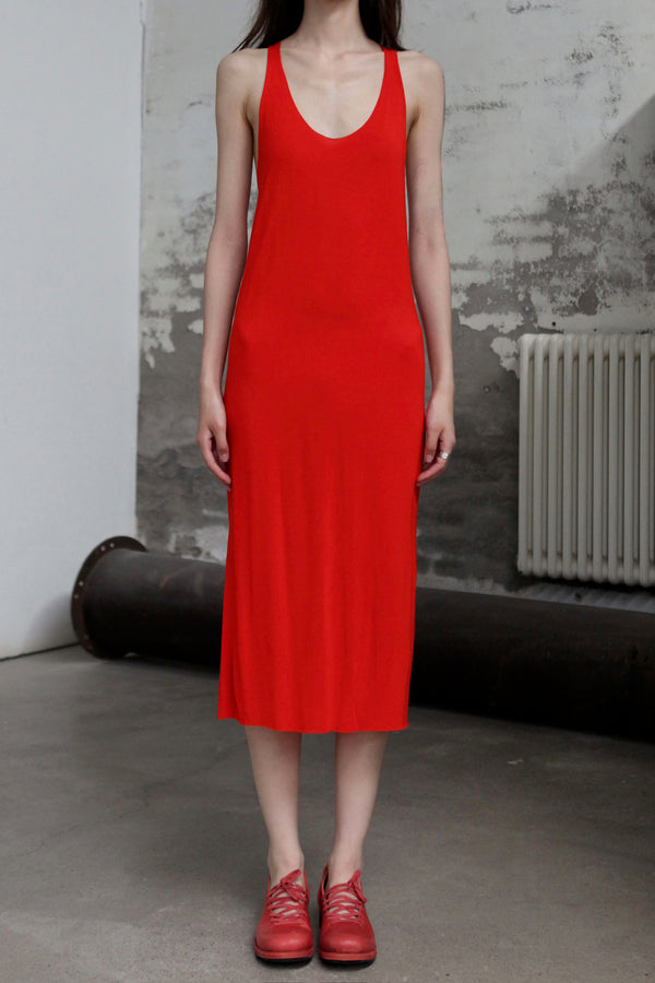 m.a+ 25 Spring/Summer One-piece Maxi T-shirt Dress MA-TW121AL JMRO-CORAL RED